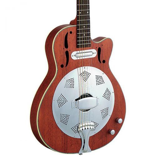  Dean},description:The Dean CE Acoustic-Electric Resonator Guitar features a modern body design and electronics. The resonator guitar has a mahogany top, back and sides, a mahogany