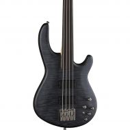 Dean},description:The Dean Edge 4 Flame Top Fretless Electric Bass Guitar has a comfortable double-cutaway mahogany body, Flame maple top and a bolt-on maple neck with a a 34 scale