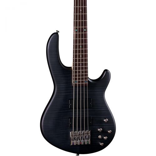  Dean},description:A great bass for a killer price! The Dean Edge 5 Flame Top electric bass guitar has a comfortable double-cutaway mahogany body, flame maple top and a bolt-on mapl