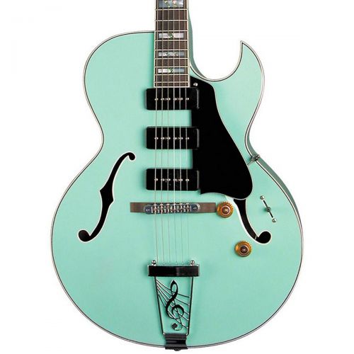  Dean},description:The Dean Palomino Electric Guitar has a look straight out of the 40s and a triple P-90 tonal attack. The Palomino is a unique electric guitar built for blues and