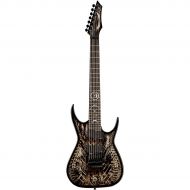 Dean},description:The speedy shredder wanted the Rusty Cooley 7-String Xenocide electric guitar to have a maple neck with an ebony fretboard and Cooley custom neck profile, 24 fast