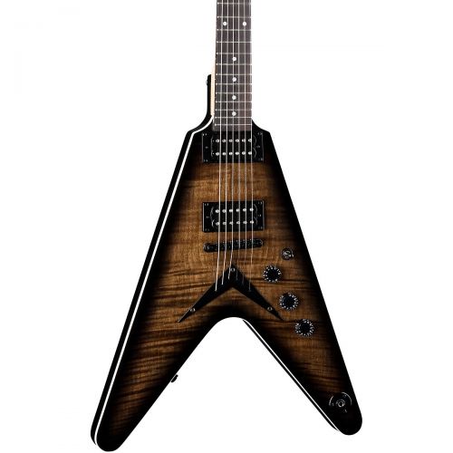  Dean},description:The Dean V was created by Dean Guitars in 1977 to be the guitar with ultimate sustain and tone. Dean believes radical string angles add to the resonance that help
