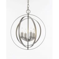 Dean Contemporary Silver 4 Light Orb Chandelier Pendant Lighting