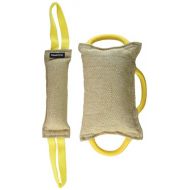Dean & Tyler Dean and Tyler Tug Bundle of 1 Bite Pillow and 1 Medium Tug, Jute, Tug Size: 12-Inch by 4-Inch