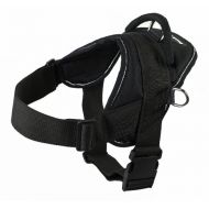 Dean & Tyler Dean and Tyler DT Dog Harness, Black with Reflective Trim