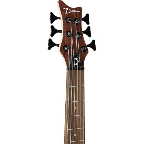  Dean Edge 1 6-String Bass Guitar, Vintage Mahogany