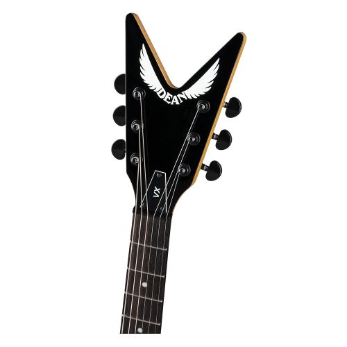  Dean Guitars Dean VX Electric Guitar, Bolt On, Classic Black