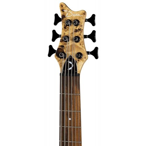  Dean Guitars Dean Edge Select 6-String Bass, Burled Poplar