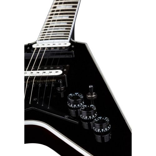  Dean Guitars Dean V Select Electric Guitar, Classic Black