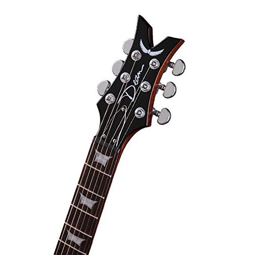  Dean Guitars Dean ICON FM CHB Icon Solid-Body Electric Guitar, Charcoal Burst