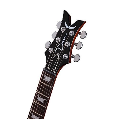  Dean Guitars Dean ICON FM CHB Icon Solid-Body Electric Guitar, Charcoal Burst