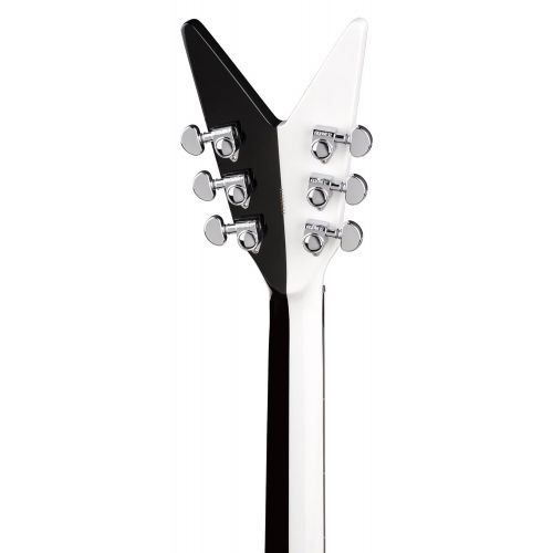  Dean Guitars Dean Michael Schenker Signature Retro Electric Guitar, Black/White