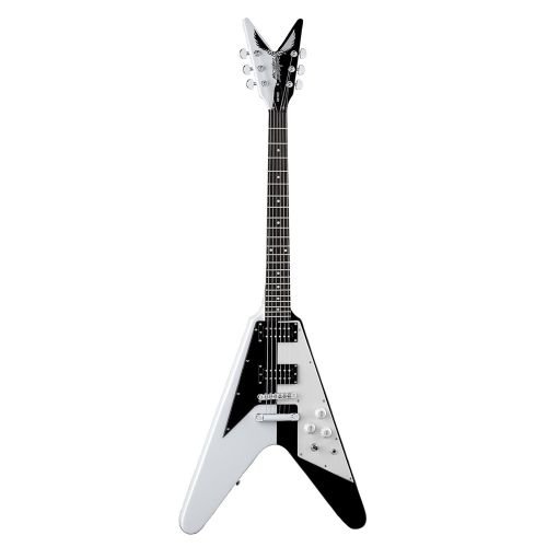  Dean Guitars Dean Michael Schenker Signature Retro Electric Guitar, Black/White