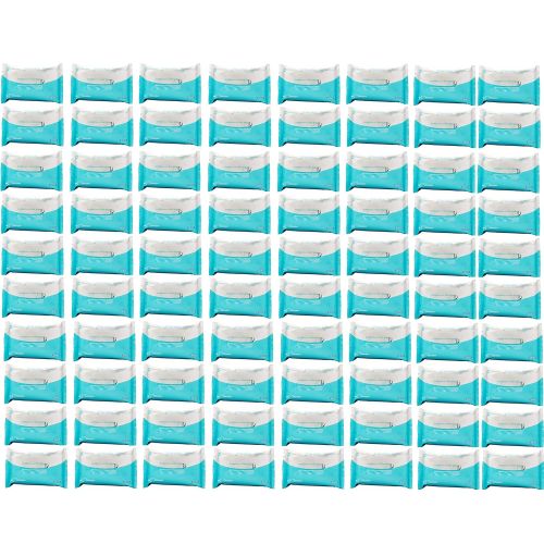  Isopropyl Alcohol Based Hand Wipes 30 Cloths. Travel Size Sanitizing Wet Wipes, Pocket Hand Sanitizer, Total Cleaning by Dearskin Skin Care. (80 Pack 30 Cloths 2400 count)