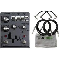 Death by Audio Deep Animation Filter/Overdrive Effects Pedal w/ 4 Cables and Clo