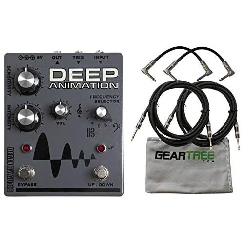  Death by Audio Deep Animation Filter/Overdrive Effects Pedal w/ 4 Cables and Clo