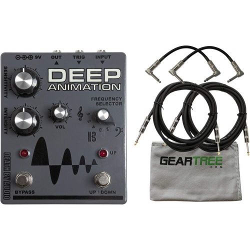 Death by Audio Deep Animation Filter/Overdrive Effects Pedal w/ 4 Cables and Clo