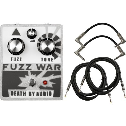  Death by Audio Fuzz War Pedal w/ 3 Cables