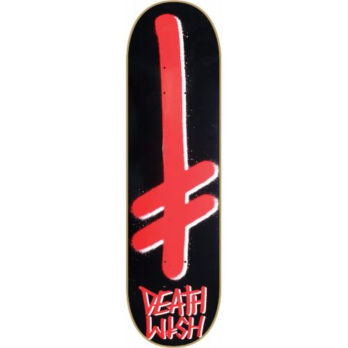  Deathwish Skateboards Gang Logo Black/Red Skateboard Deck - 8.25 x 32