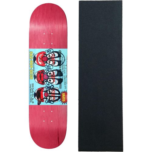  Deathwish Skateboards Deathwish Skateboard Deck Davidson Chatman 8.125 x 31.5 Assorted Colors with Grip