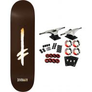 Deathwish Skateboards Deathwish Skateboard Complete Credo Brown/Gold 8.475 x 31.875