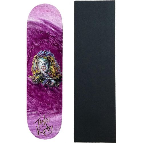  Deathwish Skateboards Deathwish Skateboard Deck Taylor See The Moon 8.25 with Griptape