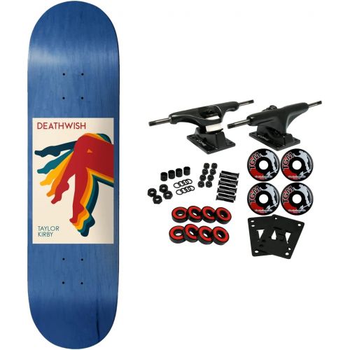  Deathwish Skateboards Deathwish Skateboard Complete Taylor Carousel 8.38 Assorted Colors