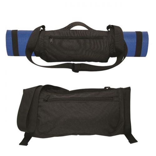  Debco YM9073 Falkor Yoga Mat Strap with Carry Pouch - Black - 12 Pack