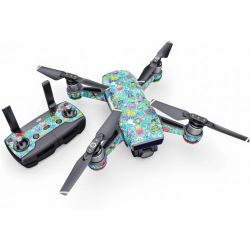  DecalGirl Jewel Thief Decal for Drone DJI Spark Kit - Includes Drone Skin, Controller Skin and 1 Battery Skin