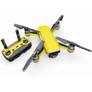 DecalGirl Solid State Yellow Decal for Drone DJI Spark Kit - Includes Drone Skin, Controller Skin and 1 Battery Skin