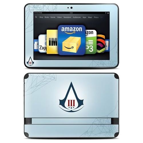  DecalGirl Kindle Fire HD 8.9 Skin Kit/Decal - Assassins Creed 3 Crest, Blue (will not fit HDX models)