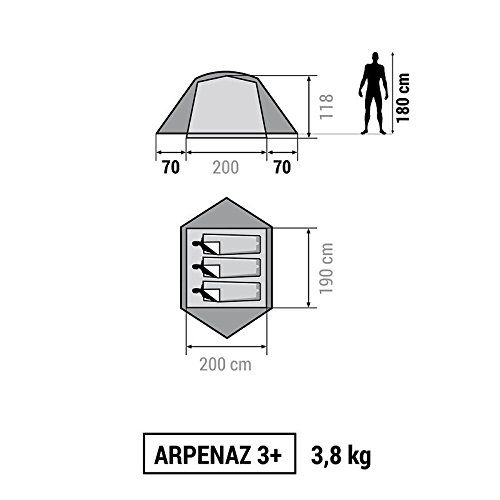  Decathlon ARPENAZ CAMPING FAMILY Tent