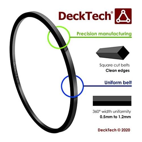  [아마존베스트]DeckTech Replacement Drive Belt Kit Compatible with Sony BM-18 BM18 Tuner Tape Player (Replacement Rubber Band)