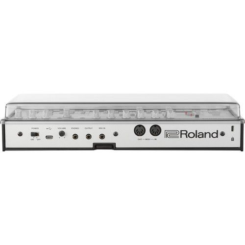  Decksaver Cover for Roland K-25M Boutique (Smoked/Clear)