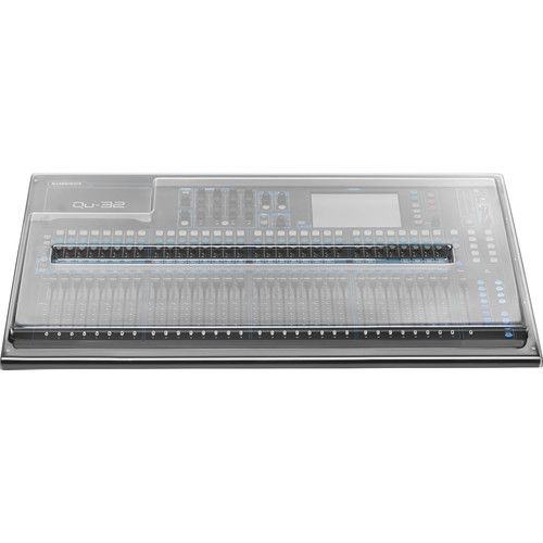  Decksaver Cover for Allen & Heath QU-32 Mixer (Smoked/Clear)