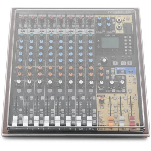  Decksaver Cover for Tascam Model 12 Mixer (Smoked/Clear)