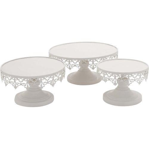  Deco 79 96998 Metal Cup Cake Stands (Set of 3), 8/10/13