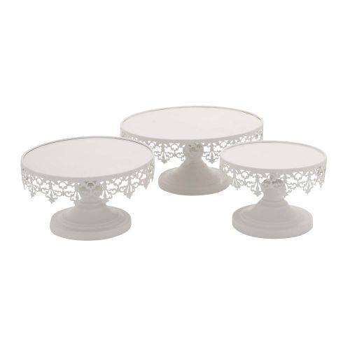  Deco 79 96998 Metal Cup Cake Stands (Set of 3), 8/10/13