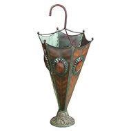 DecMode Decmode Metal Umbrella Stand, Bronze