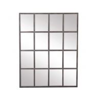 Deco 79 53394 Wall Mirror, Reflective/Gray