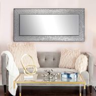 Deco 79 66747 Glam StyleFull-LengthRectangular Metal WallMirrorwith CircleMirrorInlays| 37” x 79”