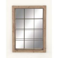 Deco 79 44376 Wood/Metal Wall Mirror, 36 x 52