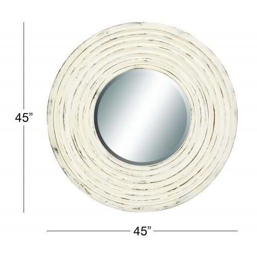  Deco 79 53969 Wall Round Mirror, 45