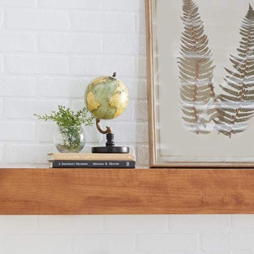  Deco 79 Wood Metal PVC Globe 5 W, 9 H-94436, 5 x 9