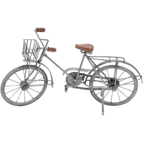  Deco 79 Vintage Metal Bicycle Sculpture, 19L x 5W x 10H, Silver