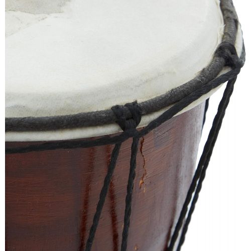  [아마존베스트]Deco 79 89848 Wood & Leather Djembe Drum