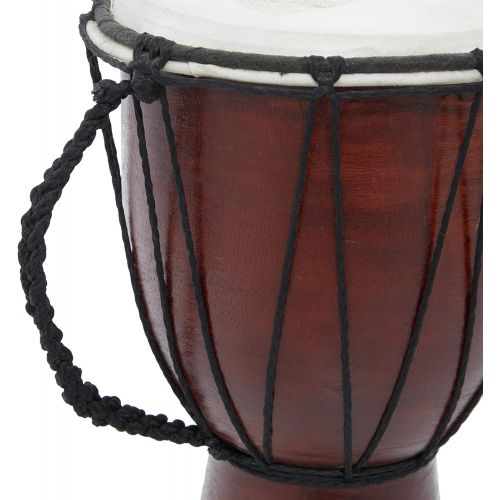  [아마존베스트]Deco 79 89848 Wood & Leather Djembe Drum