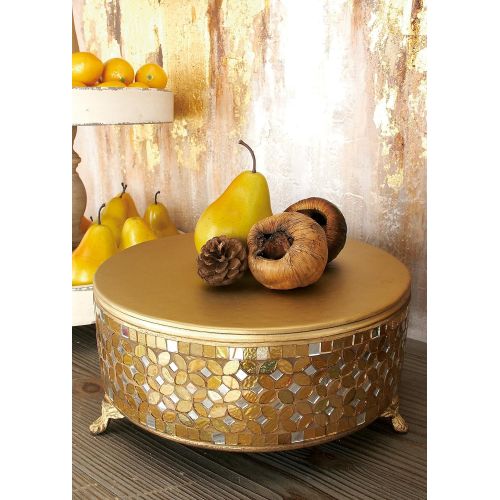  Deco 79 23980 Metal Mosaic Cake Stand (Set of 3), 12/16/18