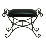 Deco 79 Metal Foot Stool, 31 by 21-Inch