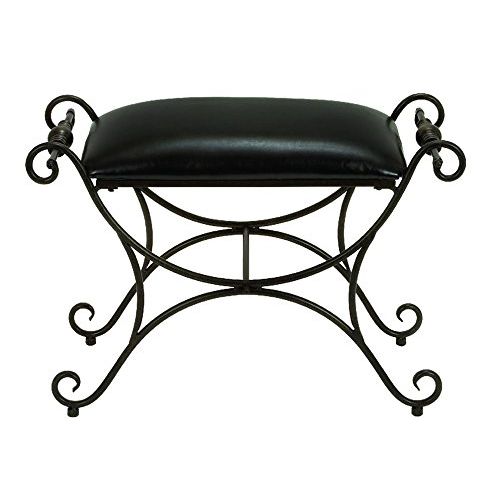  Deco 79 Metal Foot Stool, 31 by 21-Inch